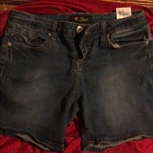 Denim shorts